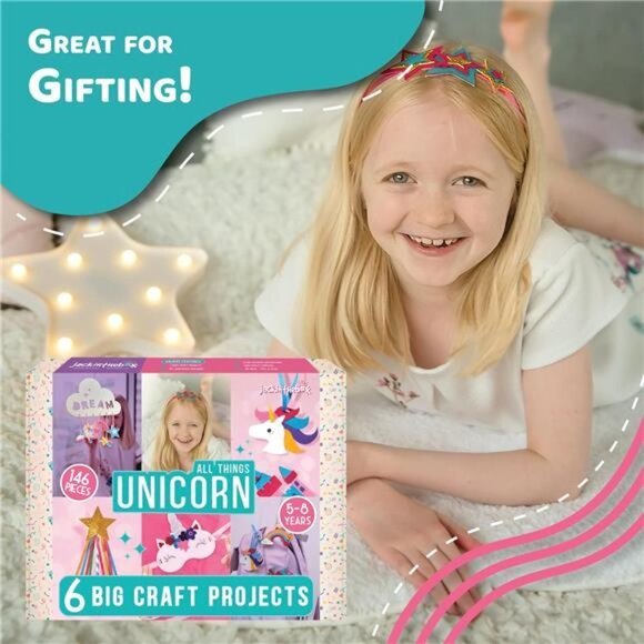 Unicorn Crafts for Kids Ages 4-8,8-in-1Unicorn Gifts for Girls,Unicorn Craft Kit - Picture 5 of 6